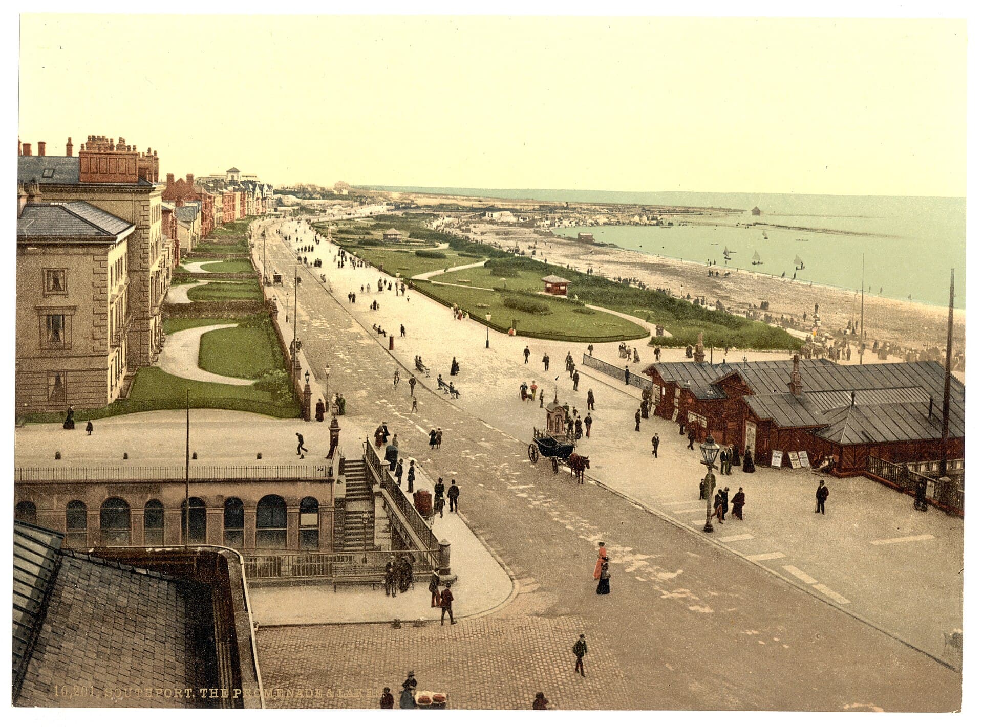 The Southport promenade in its heyday