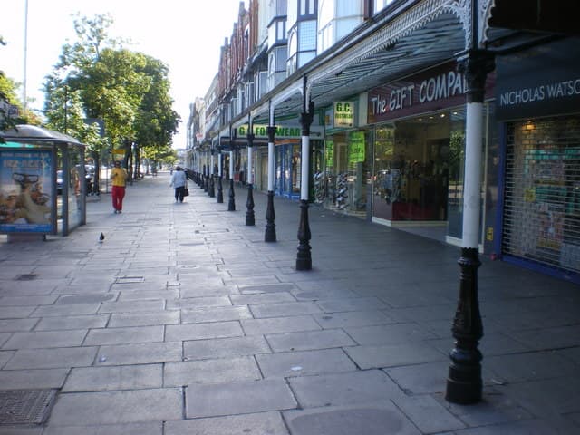 Lord Street and the town centre shops